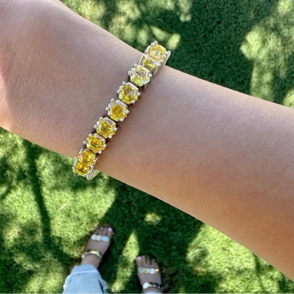Park Lane “Canary” Tennis Bracelet! Limited Edition! Sold Out Online! - Picture 3 of 8